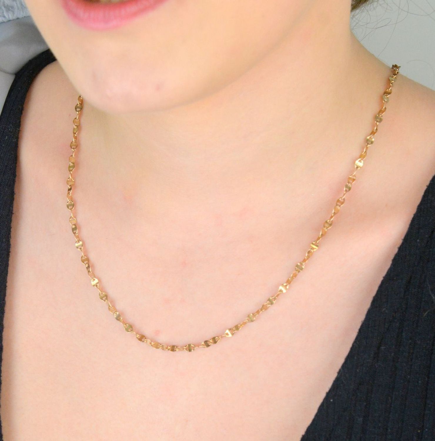 Złoty łańcuszek 333 o szerokości 3 mm DIA-LAN-3160-333 3mm (1).jpg